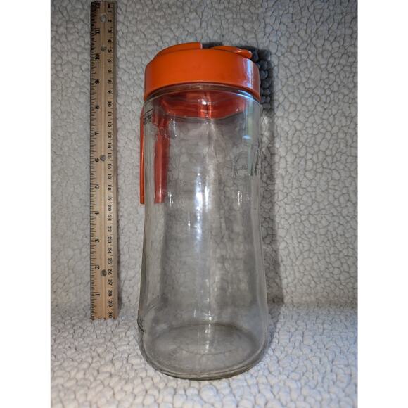 Vintage Glass TANG Juice Pitcher Carafe Anchor Hocking 1970s - Picture 6 of 9